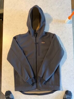 Patagonia Charcoal Hooded Full-Zip Jacket